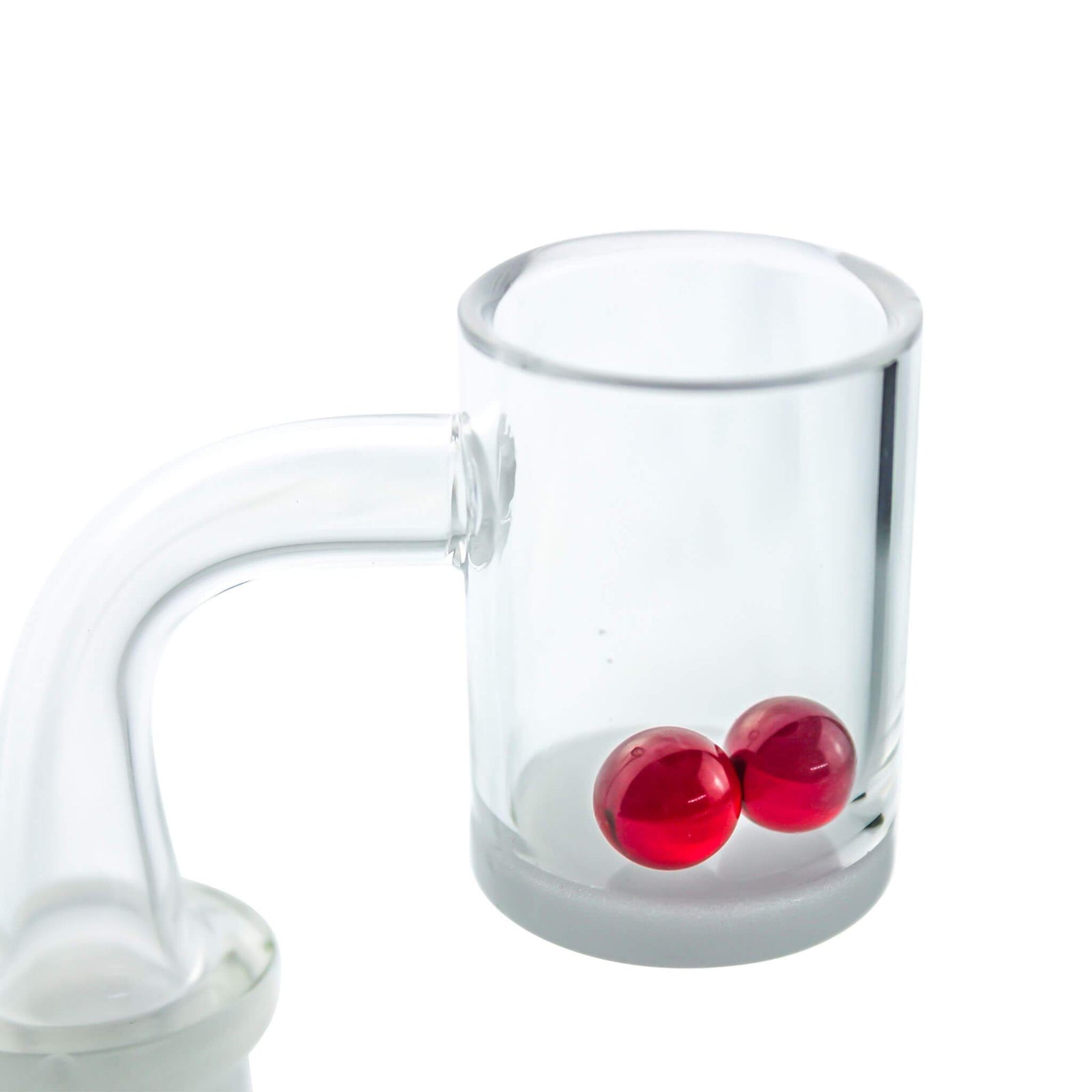 8mm Terp Pearls-Ruby | Ruby Terp Pearls In Banger View | Dabbing Warehouse