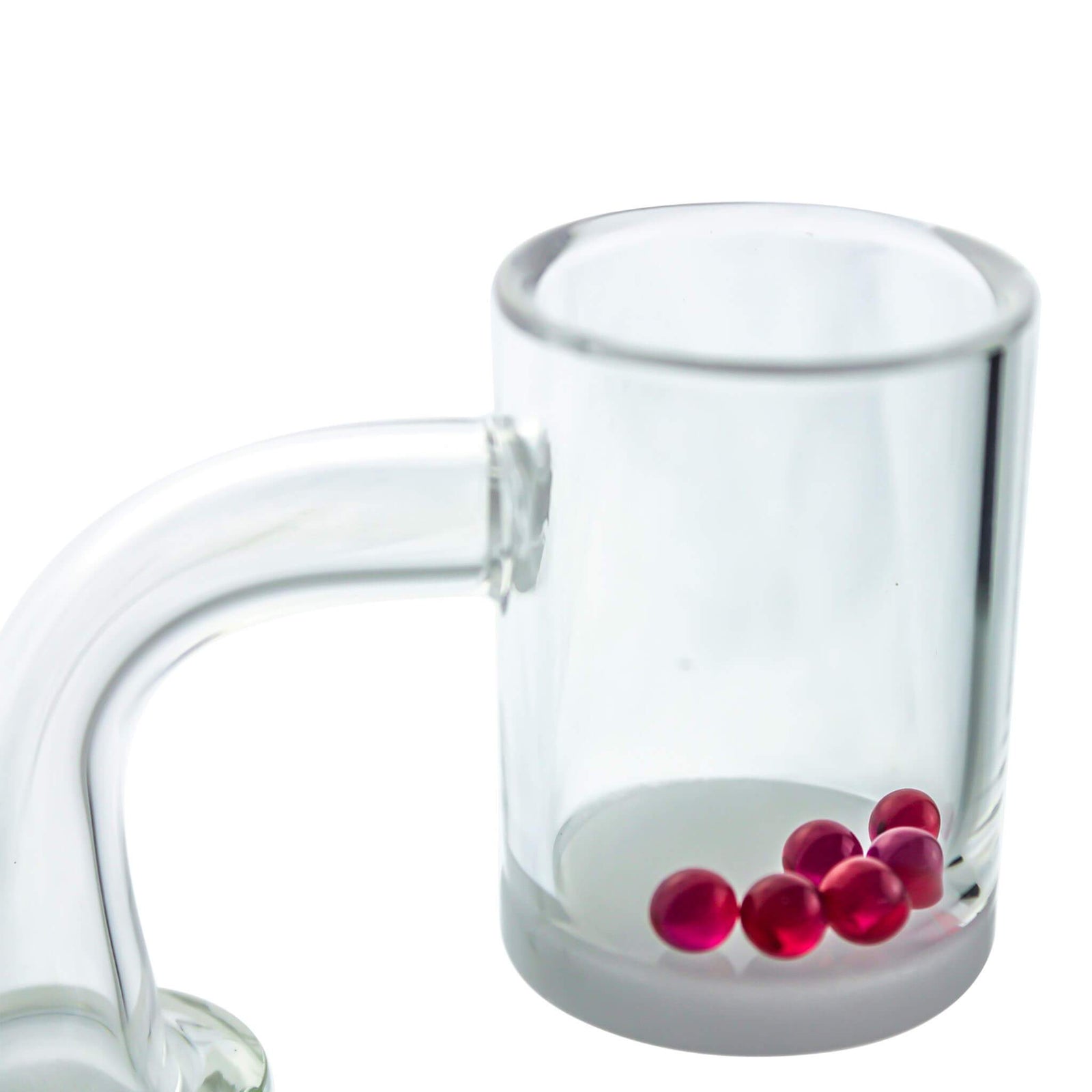 4mm Terp Pearls-Ruby | Ruby Terp Pearls In Banger View | DW