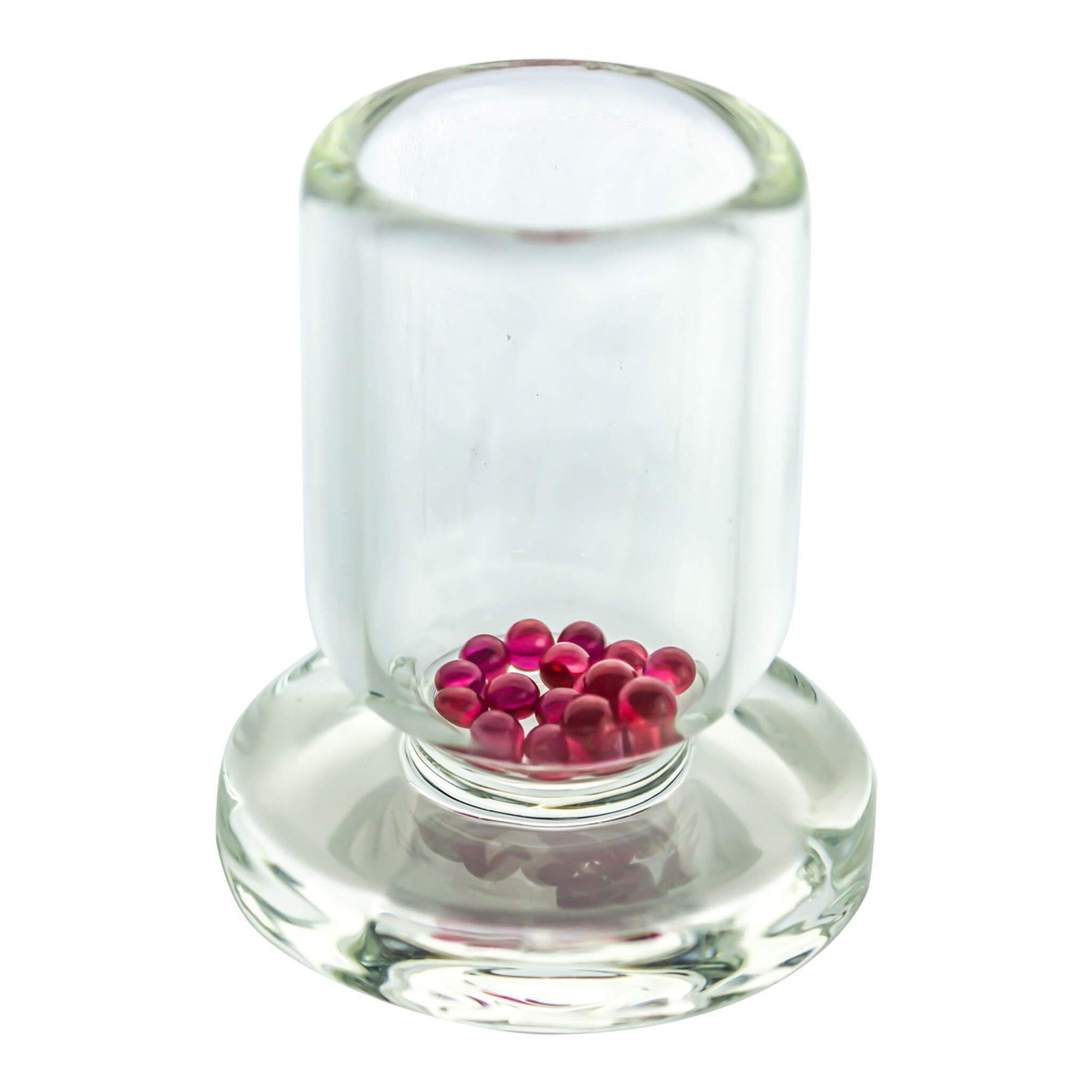 3mm Terp Pearls-Ruby | Terp Pearls In Banger View | DW