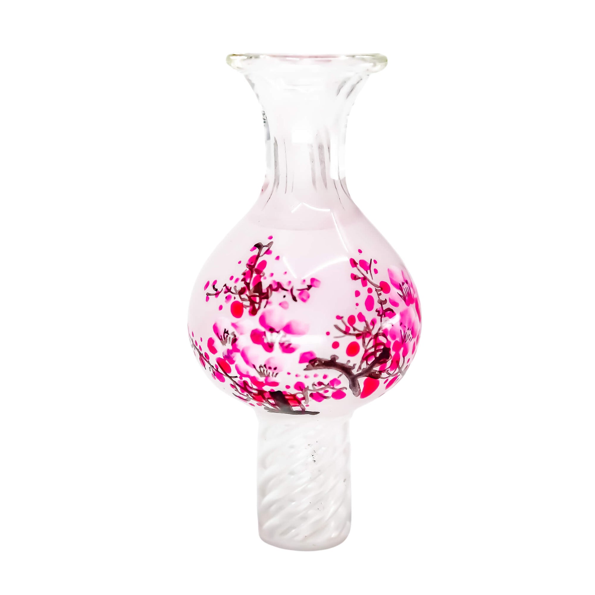 Zen Spinner Bubble Cap | Purple Blooms Color Variation View | Dabbing Warehouse