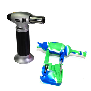 Complete Nectar Collector Dabbing Bundle | Blue & Green View | Dabbing Warehouse