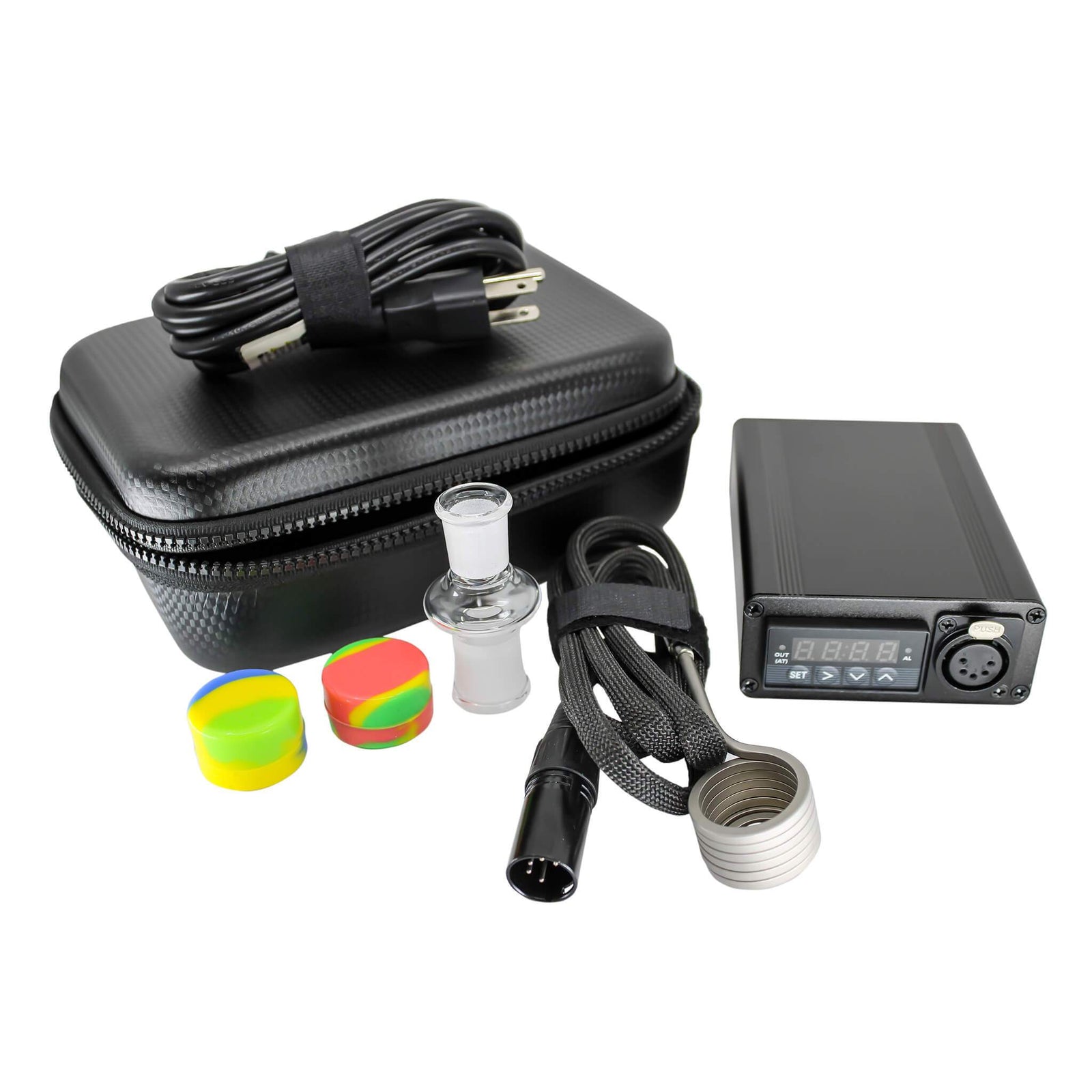 25mm Mini Enail Complete Dabbing Kit | Full Kit In Use View | DW