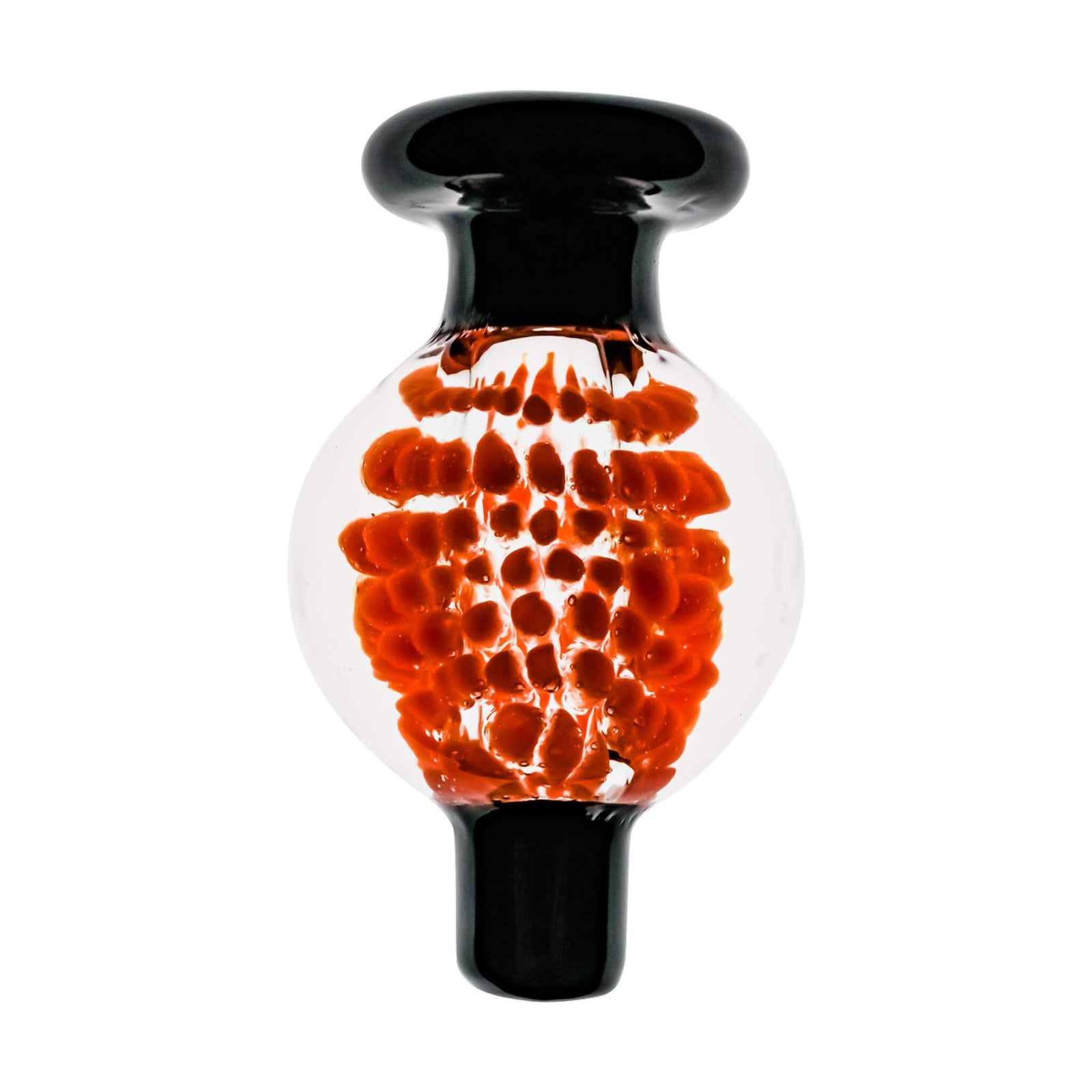Black Flower Bubble Cap | All Four Colors View | Dabbing Warehouse