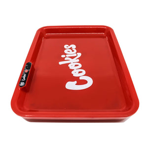 Cookies Glo Tray V3 | Red Side View | Dabbing Warehouse