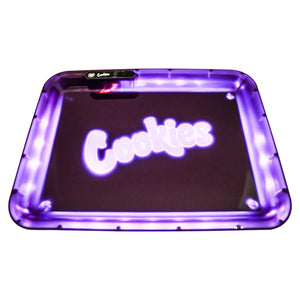 Cookies Glo Tray V3 | Purple Lit View | Dabbing Warehouse