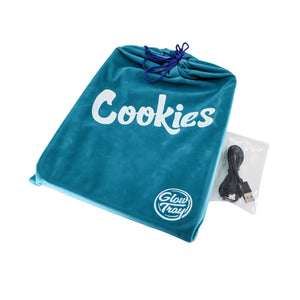 Cookies Glo Tray V3 | Blue Bagged View | Dabbing Warehouse