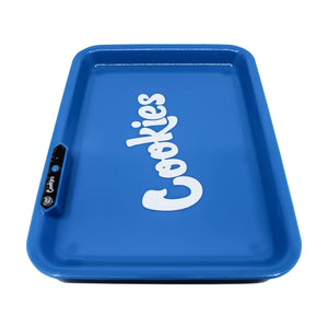 Cookies Glo Tray V3 | Blue Side View | Dabbing Warehouse
