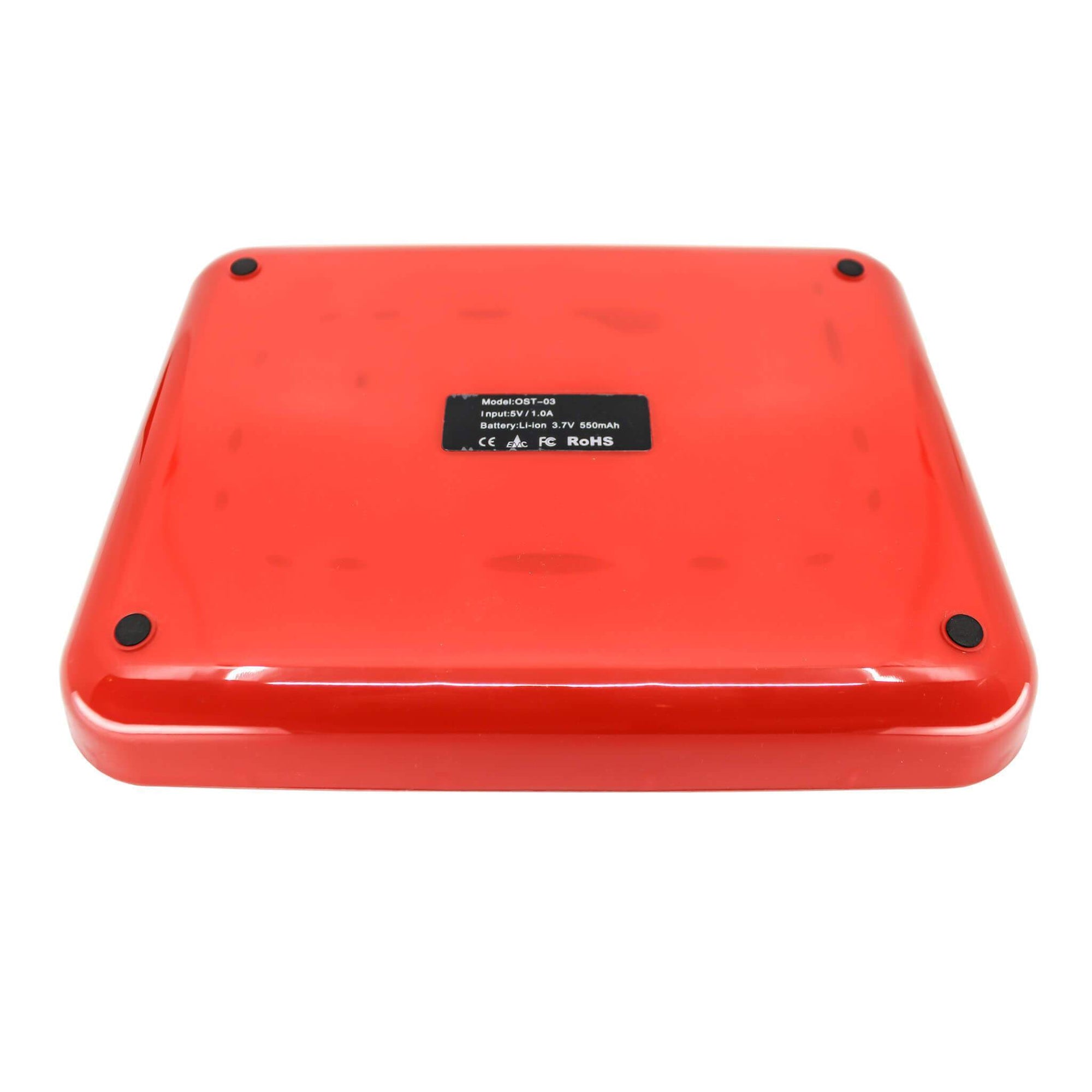 Cookies Glo Tray V3 | Red Underside View | Dabbing Warehouse