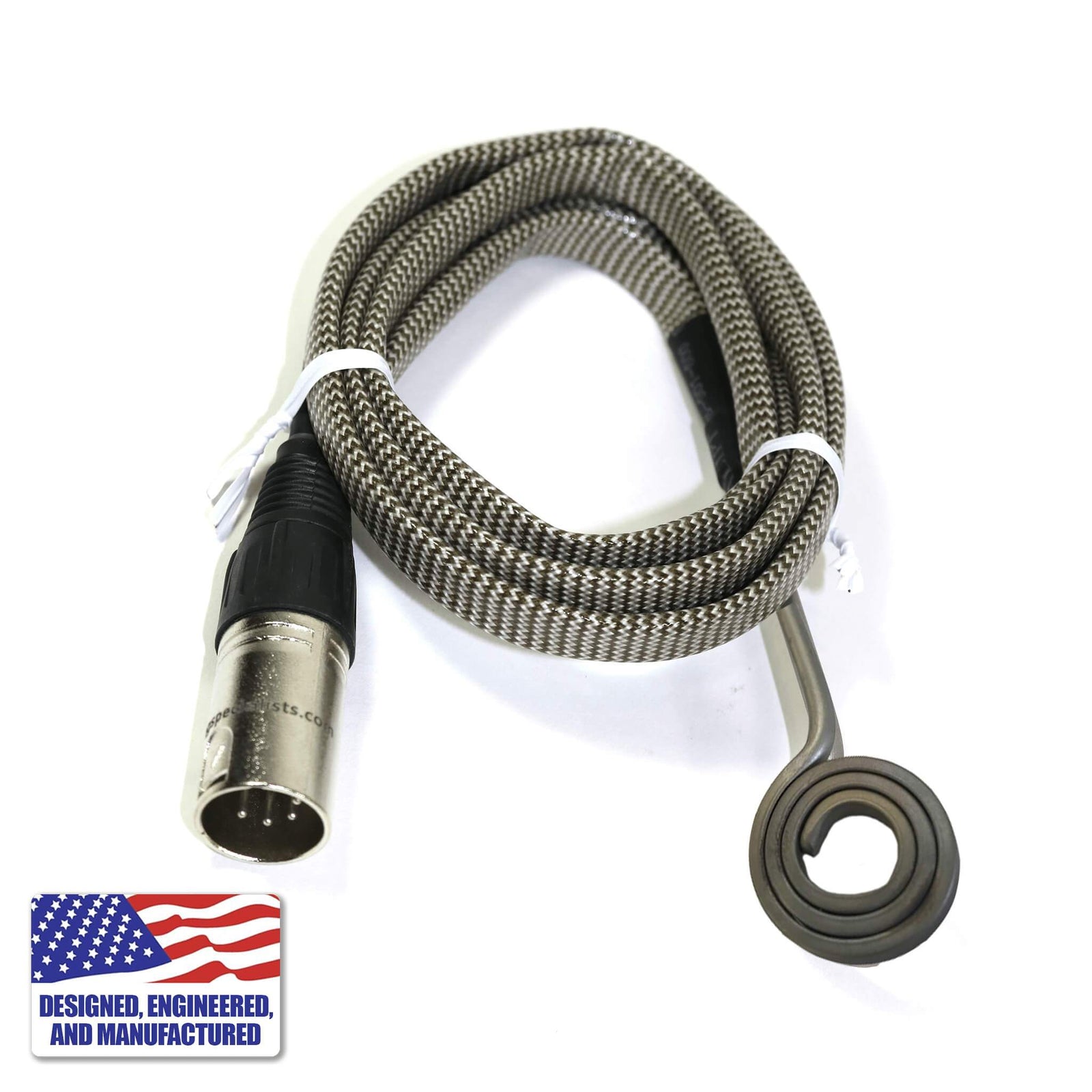 Custom Flat Enail Coil Heater | Wrapped Coil View | Dabbing Warehouse