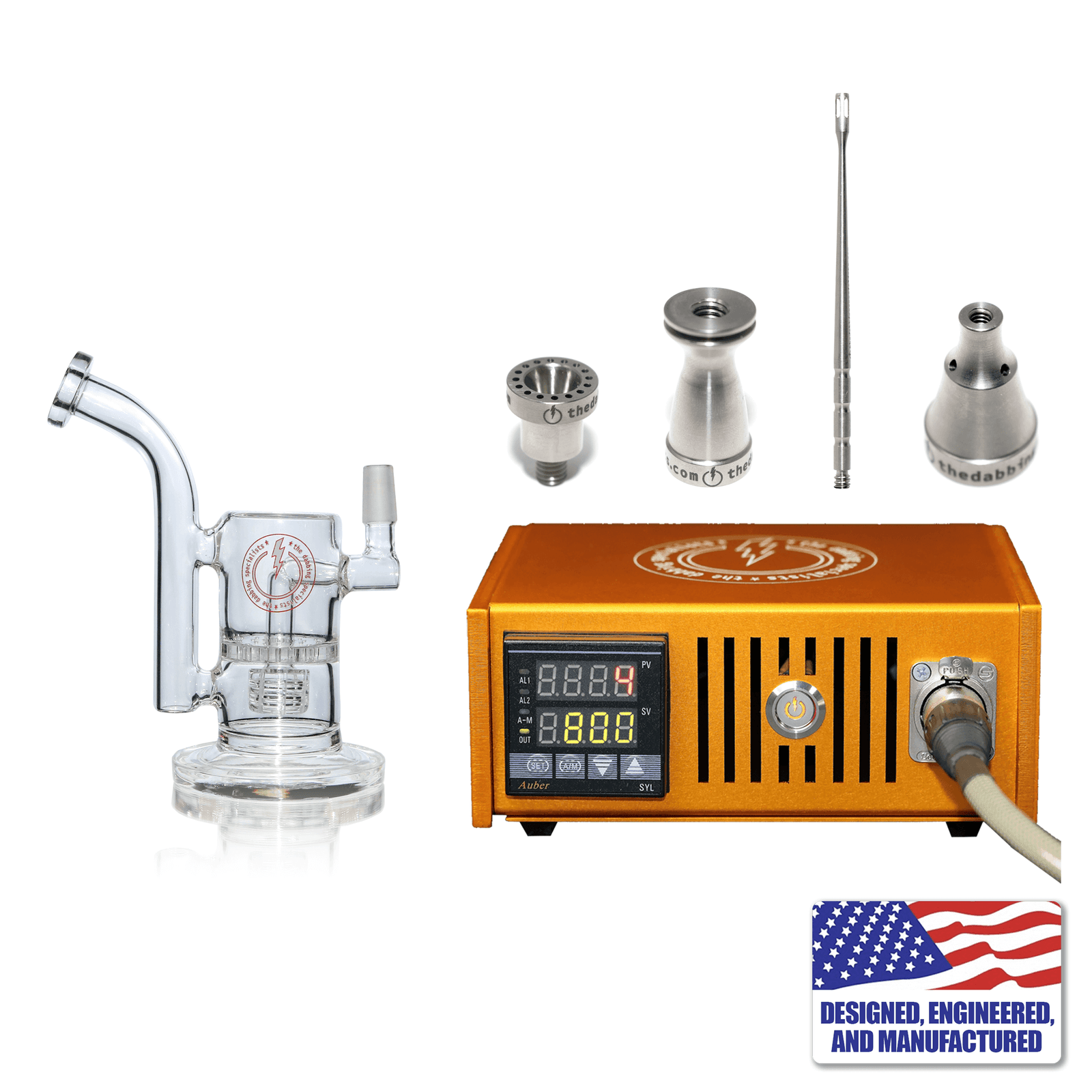 Custom The Dabbing Specialists Enail Dabbing Kit #1 | Orange Kit View | DW