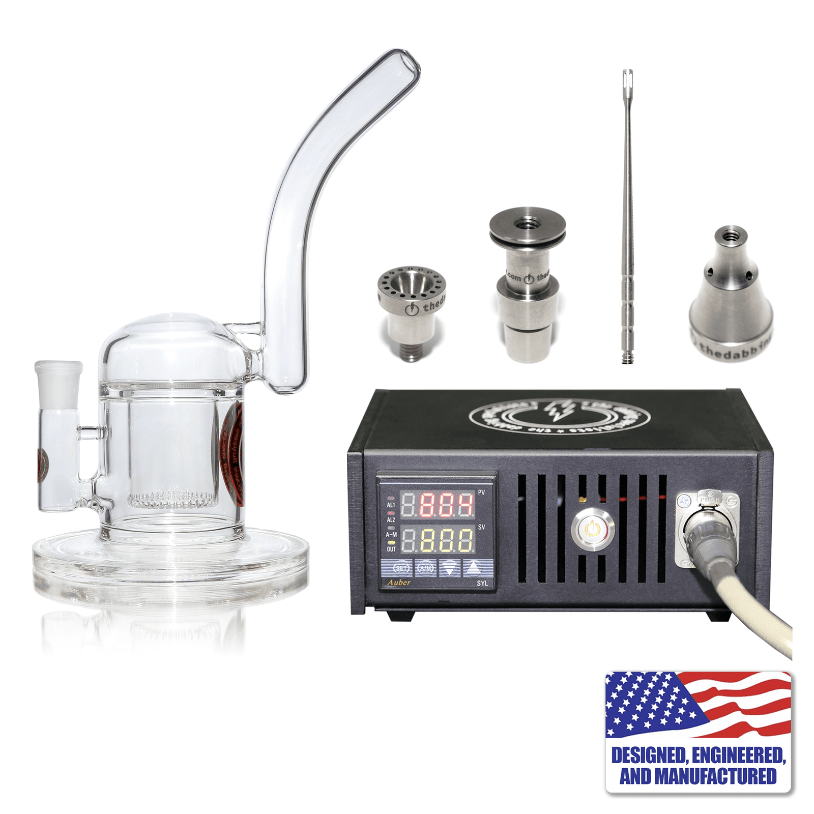 Enail Dabbing Kit | Custom Dabbing Kit #2 | Orange Kit View | Dabbing Warehouse