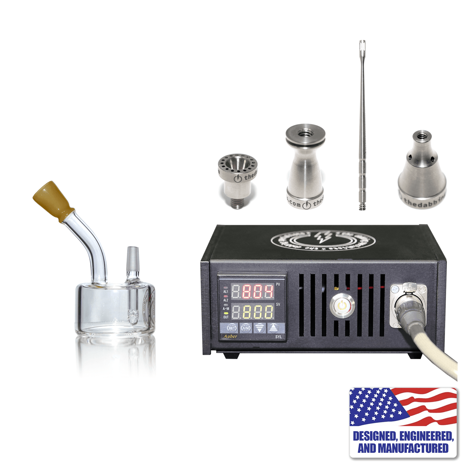 Enail Dabbing Kit | Custom Dabbing Kit #3 | Orange Kit View | Dabbing Warehouse