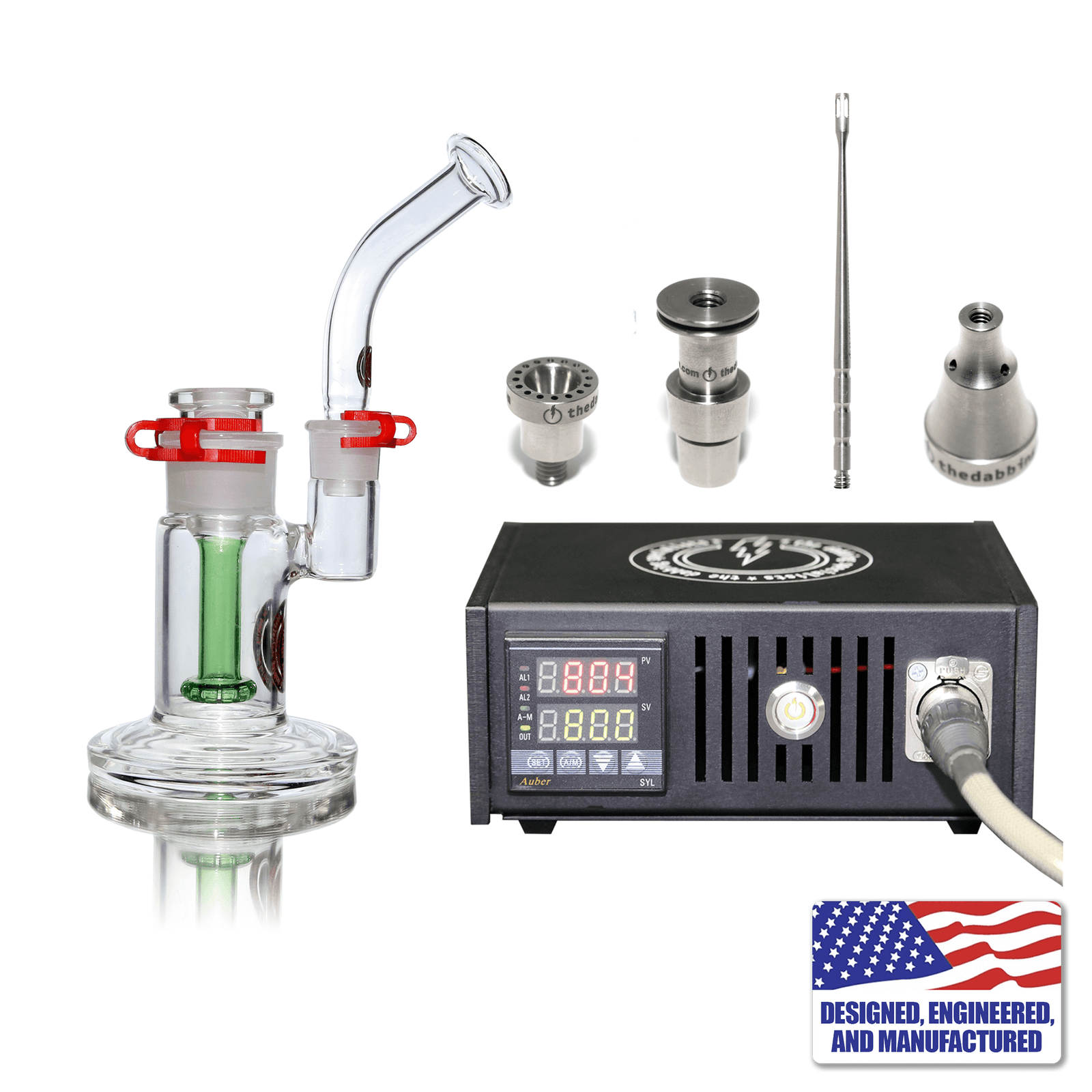 Enail Dabbing Kit | Custom Dabbing Kit #4 | Orange Kit View | Dabbing Warehouse