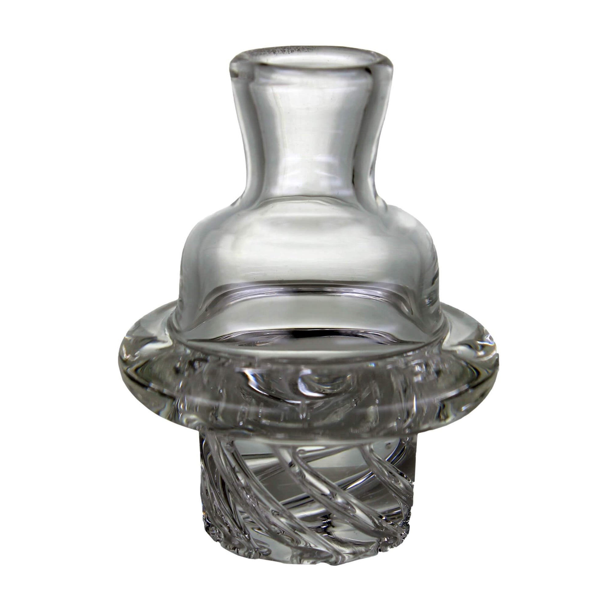 Cyclone Spinner Carb Cap | Clear Cyclone Profile View | Dabbing Warehouse
