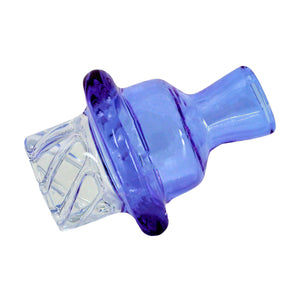 Cyclone Spinner Carb Cap | Blue Cyclone Angled View | Dabbing Warehouse