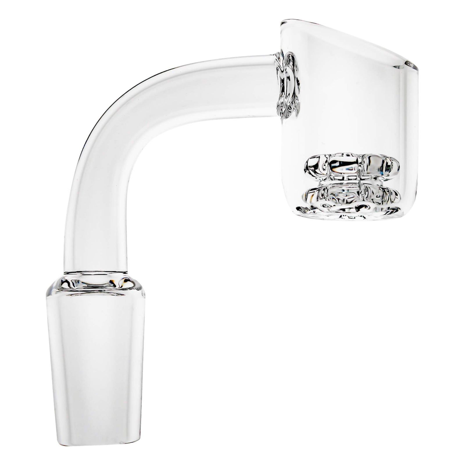 Diamond Knot Quartz Banger | Profile View | Dabbing Warehouse