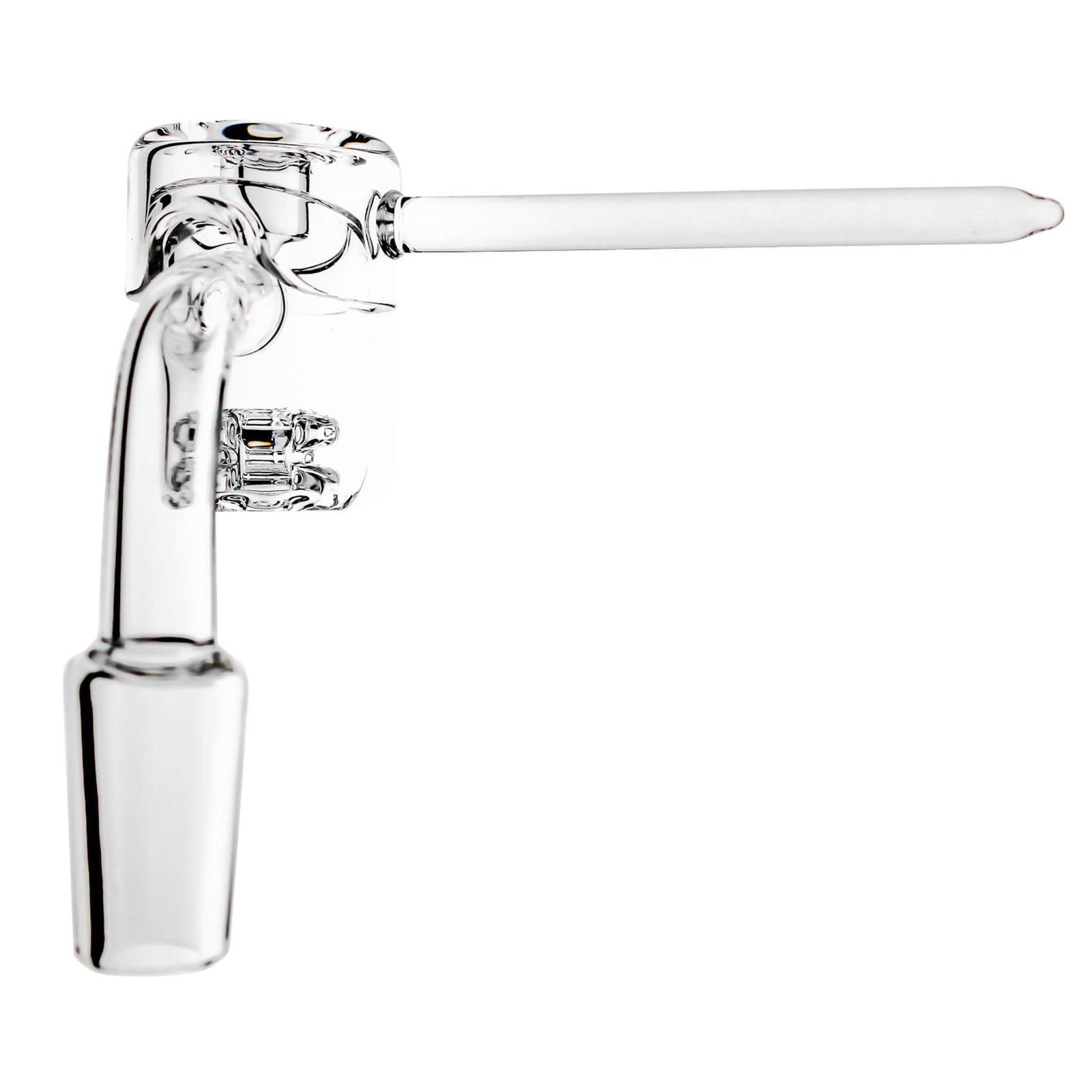 Diamond Knot Quartz Banger Kit | Profile View With Carb Cap | Dabbing Warehouse