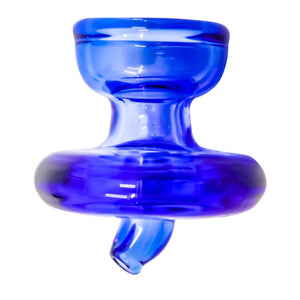 E-Banger Spinner Carb Cap | Blue Cap View | Dabbing Warehouse