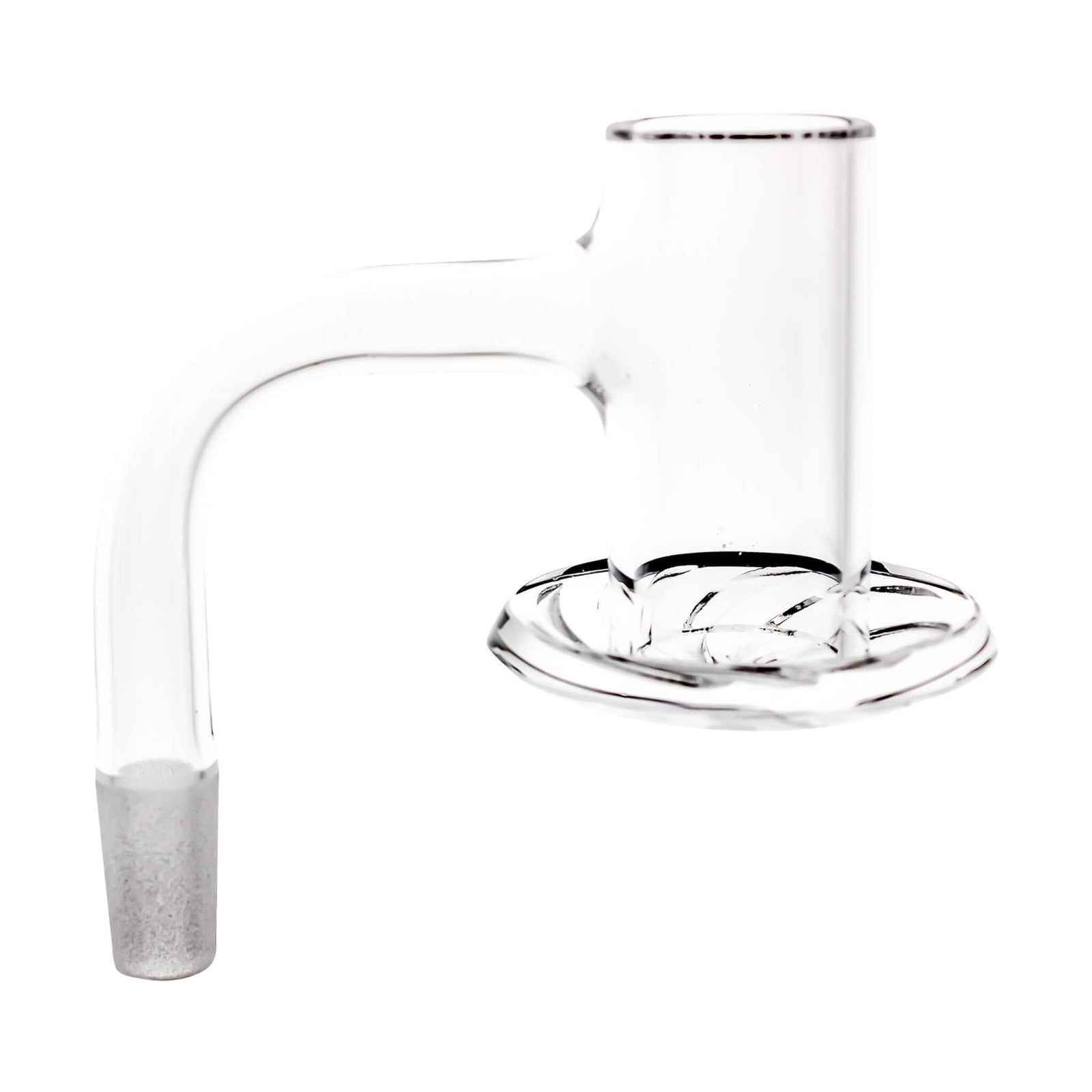 Full Weld 20mm Terp Blender Channel Slurp | 10mm Male Profile View | Dabbing Warehouse