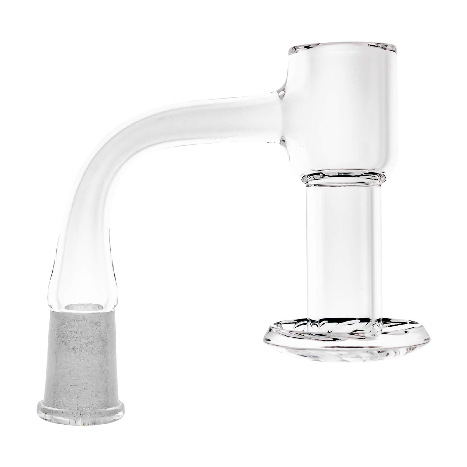 Full Weld Tall VacTube Blender Slurper | 10mm Male Profile View | Dabbing Warehouse