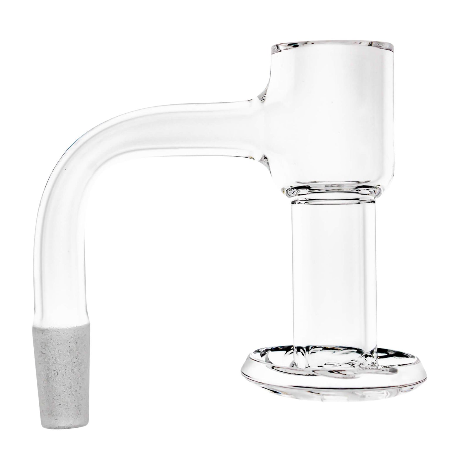 Full Weld Tall VacTube Blender Slurper | 10mm Male Profile View | Dabbing Warehouse
