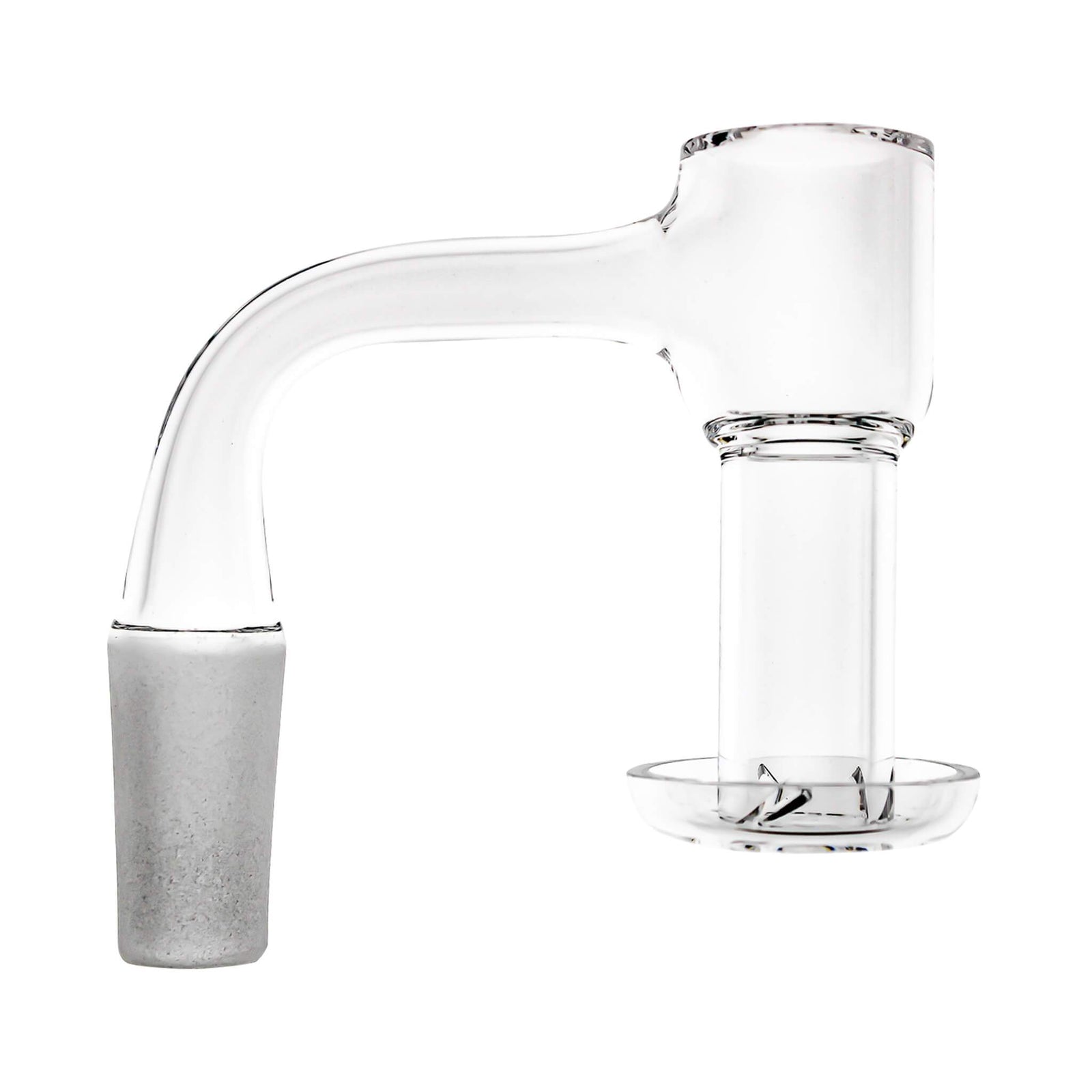 Full Weld Terp Slurper Tall VacTube Banger | 14mm Male Profile View | Dabbing Warehouse