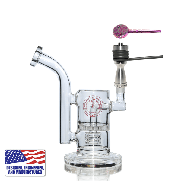 7.5 inch Iridescent Glass Dab Rig (Free Shipping) | KING's Pipe - KING's  Pipe Online Headshop