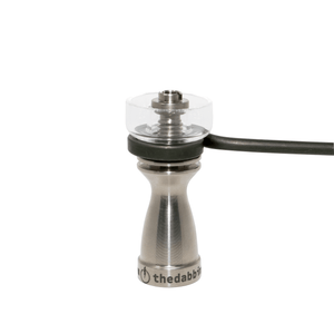 Glass Dab Rig Kit | Mini Hockey Puck with Hybrid Quartz Nail | Hybrid Quartz Nail With Coil | DW