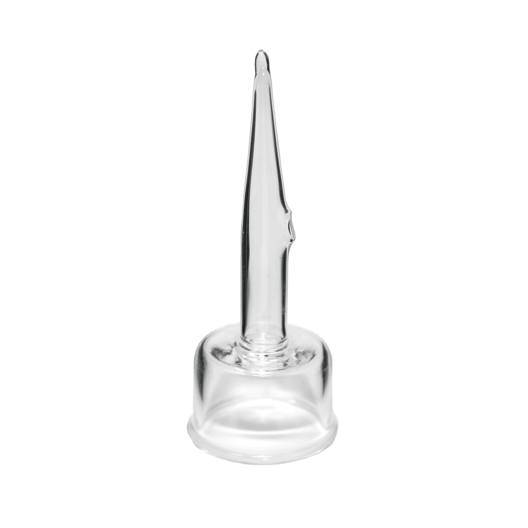 Glass and Nail Rig | Portable Kit Bubbler with Hybrid Quartz Nail | Cap View | Dabbing Warehouse
