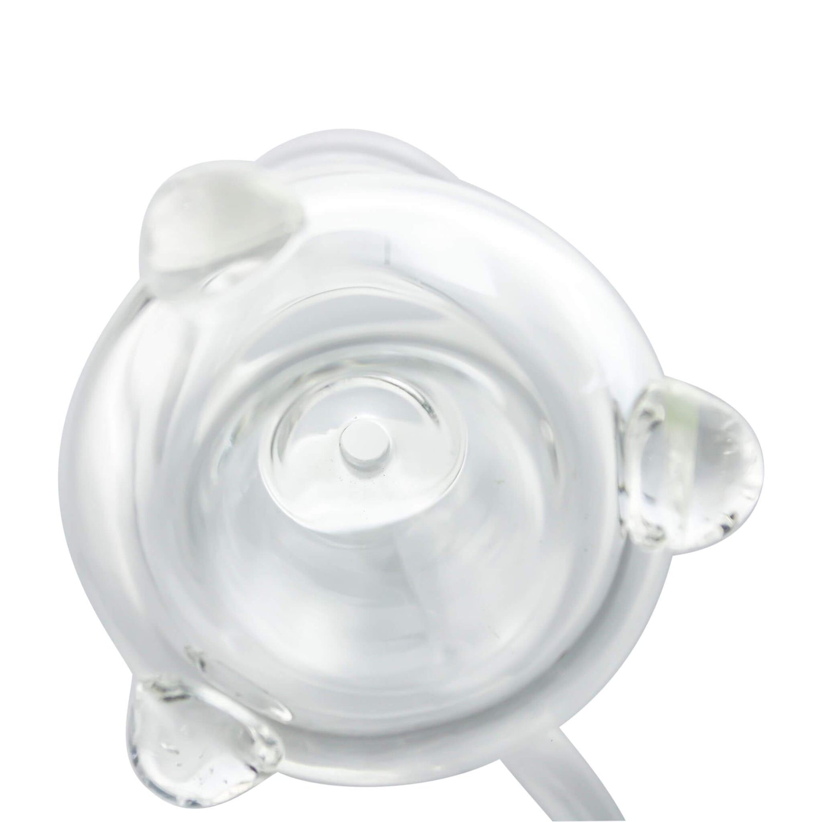 Glass Globe Flower Bowl | Profile View | Dabbing Warehouse