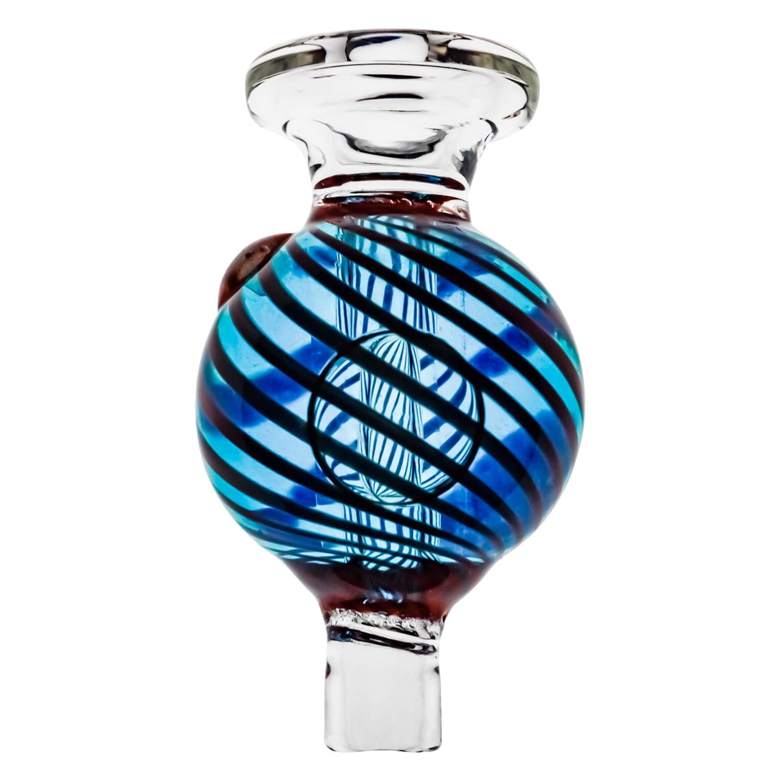 Glycerin Bubble Carb Cap | Pink Profile View | Dabbing Warehouse