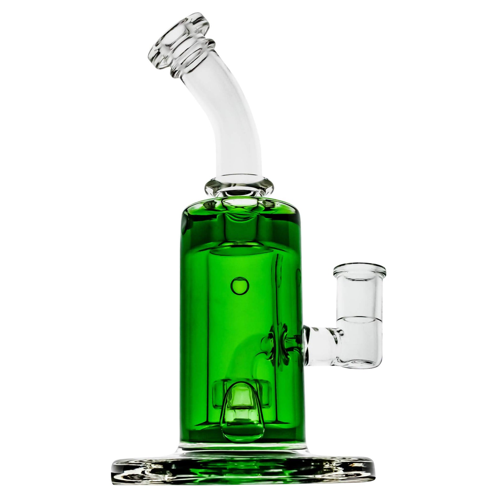 Glycerin Dab Rig | Green Profile View | Dabbing Warehouse