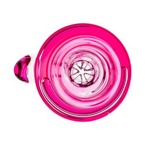 Glycerin Flower Bowl | Pink Top Down Bowl View | Dabbing Warehouse