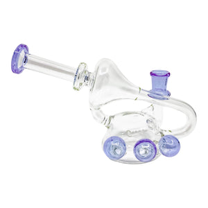Horn Pipe Layback Recycler Rig | Side View | Dabbing Warehouse