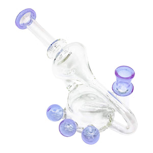 Horn Pipe Layback Recycler Rig | Top Down View | Dabbing Warehouse