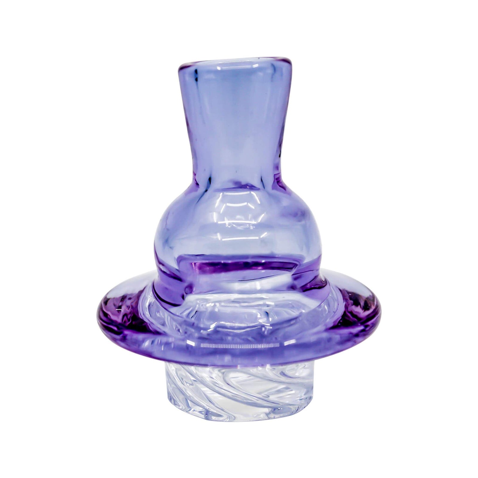 Mega Cyclone Spinner Carb Cap | Amber Profile View | Dabbing Warehouse