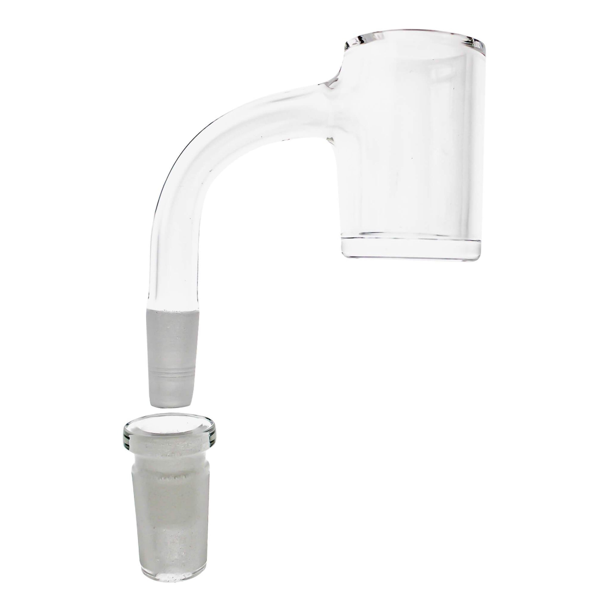 Micro-Sleeve Essential Glass Adapters | 10mm Male Profile In Use View | Dabbing Warehouse