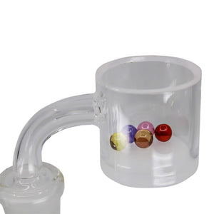 Multicolor Terp Ball Dab Pearls | In Banger View | Dabbing Warehouse