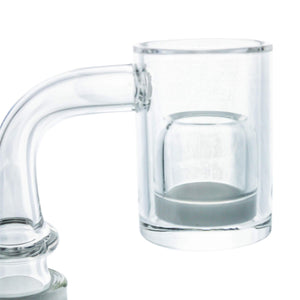 Opaque Bottom Quartz Insert Cup | Turtle Neck In Use View | Dabbing Warehouse