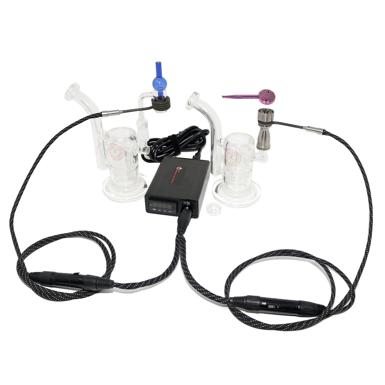 Portable Enail Dual Dabbing Kit | Complete Kit View | Dabbing Warehouse