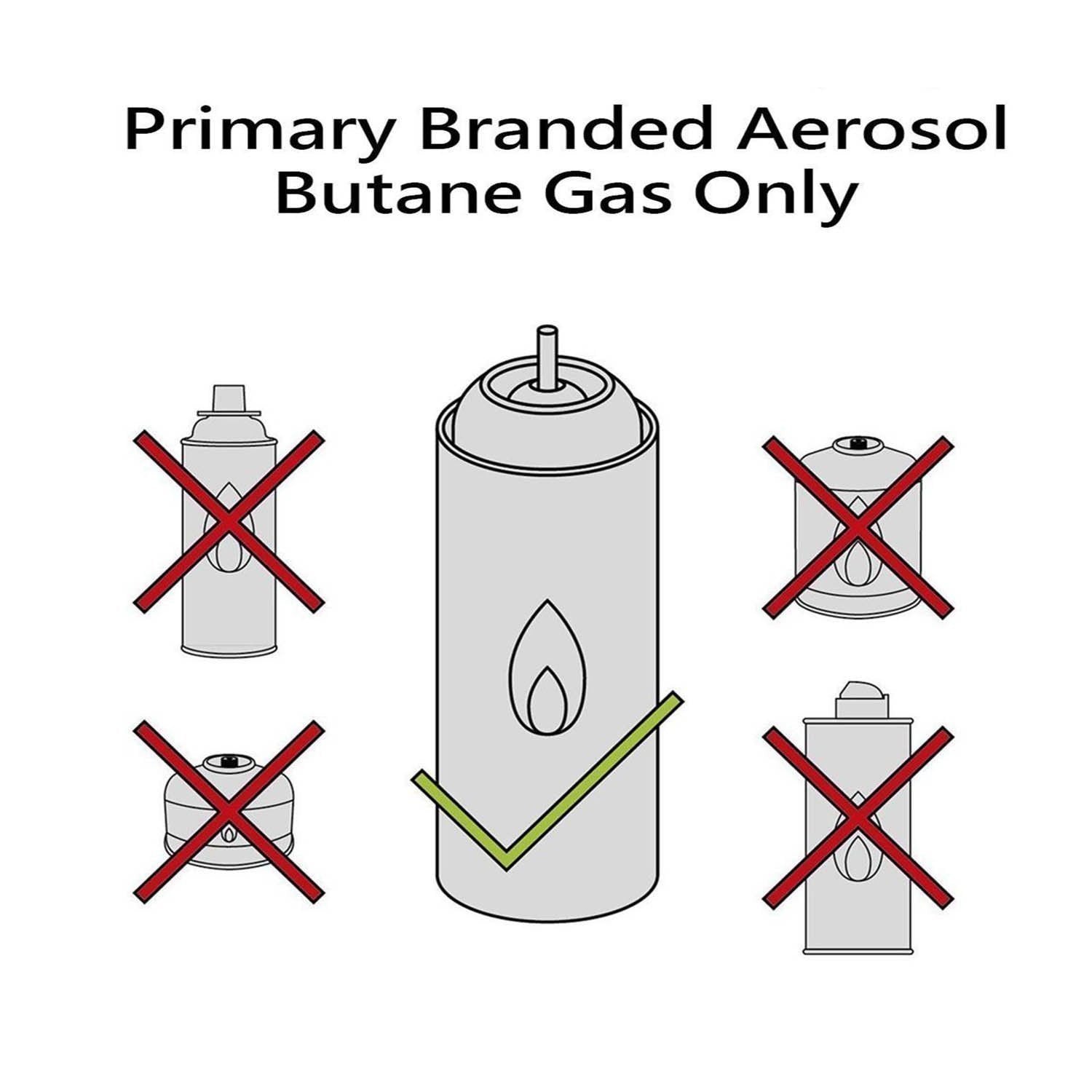 Professional Quality Butane Blow Torch | Butane Warning Notice | Dabbing Warehouse