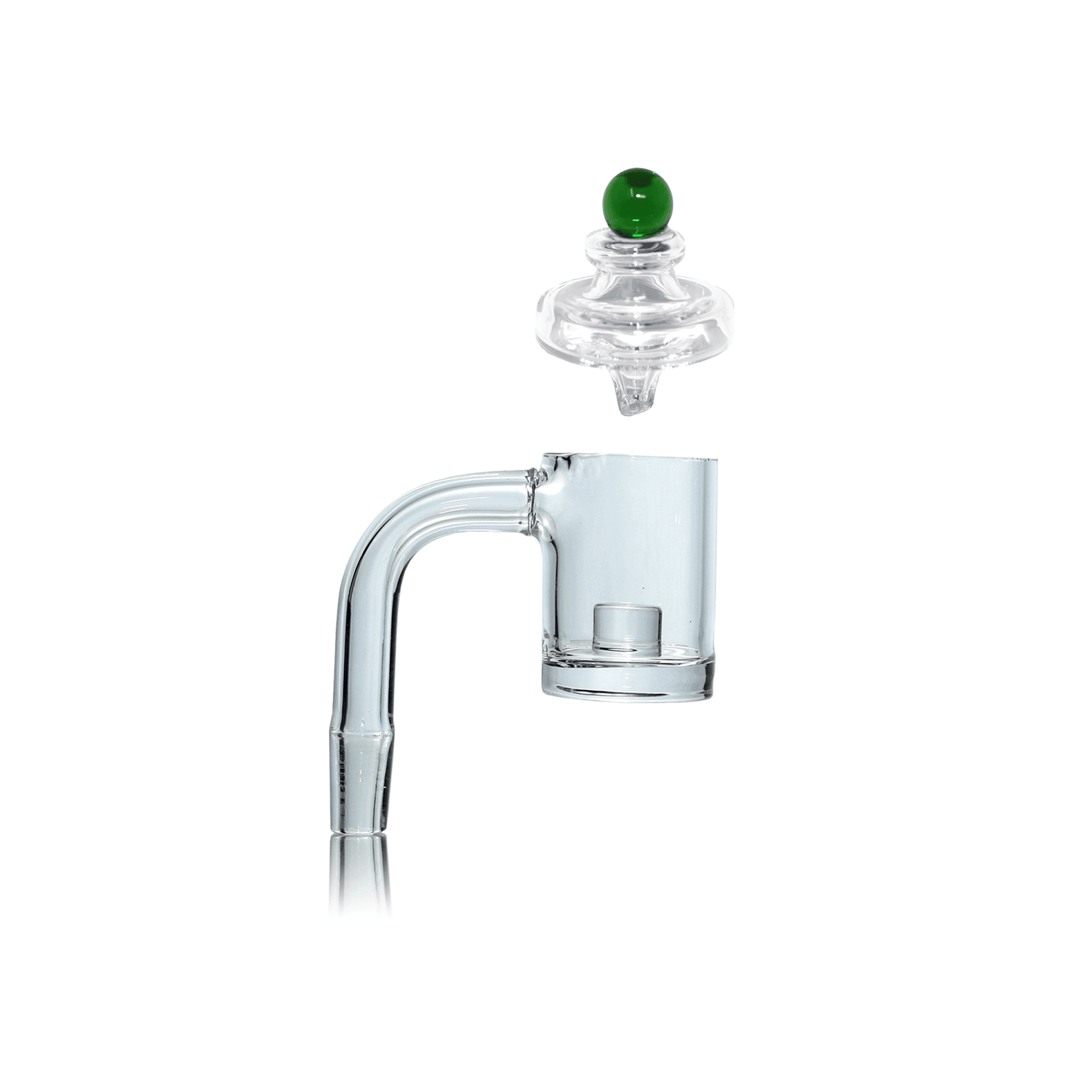 Quartz Banger Core Reactor 10mm Male With Saucer Cap | Complete Kit View | Dabbing Warehouse