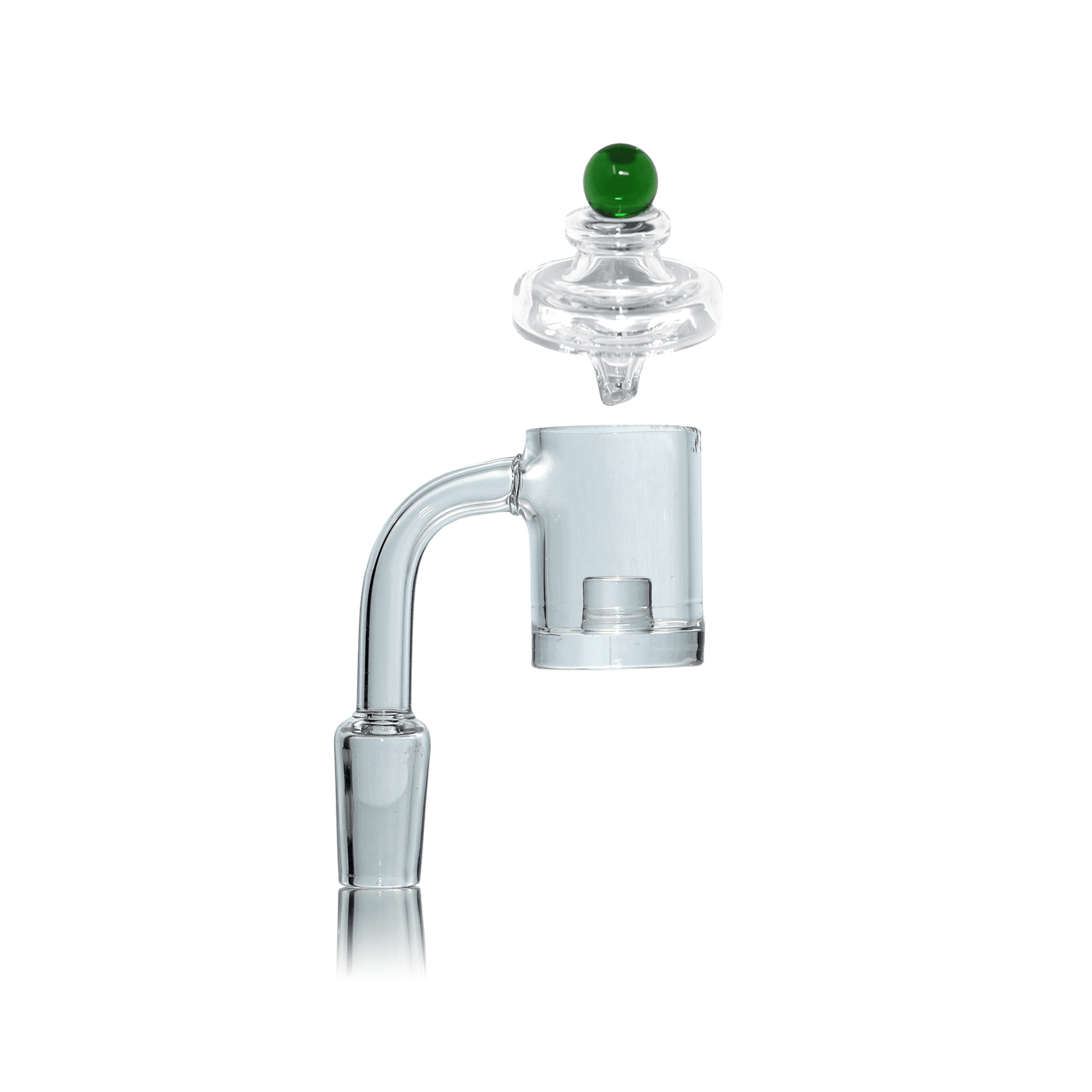 Quartz Banger Core Reactor 14mm Male With Saucer Cap | Full Kit View | Dabbing Warehouse