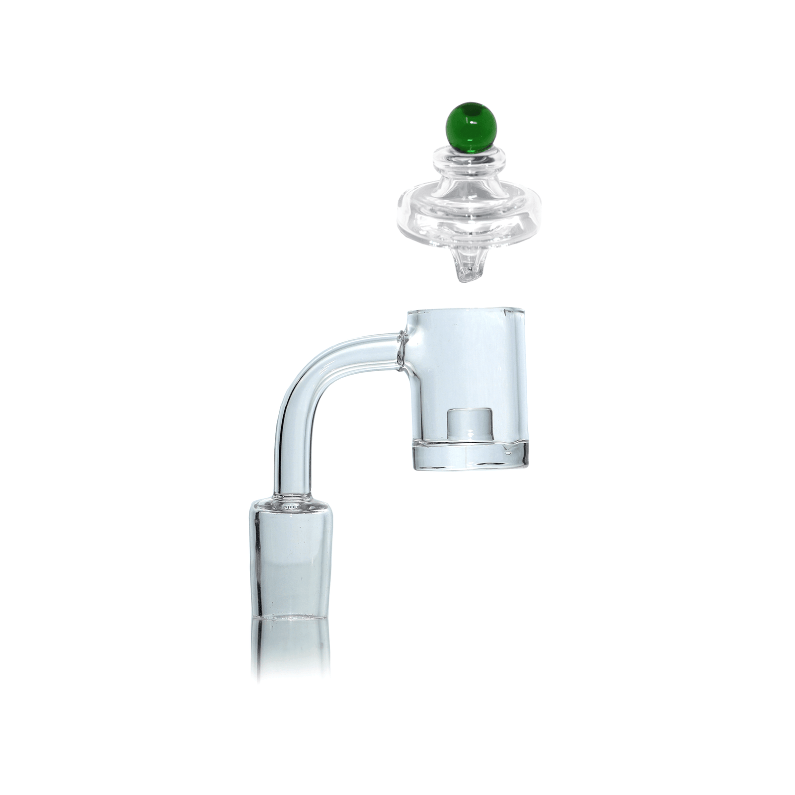 Quartz Banger Core Reactor 18mm Male With Saucer Cap | Complete Kit View | Dabbing Warehouse