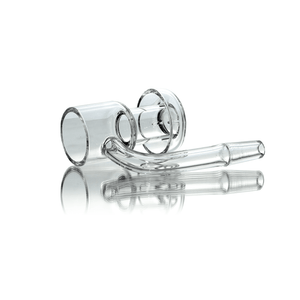 Quartz Banger Terp Slurper 10mm Male With Spinning Cap | Angled Slurper View | Dabbing Warehouse
