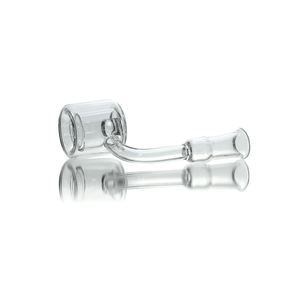 Quartz Banger Thermal Core Reactor | 10mm Female With Saucer Cap | Rear View | Dabbing Warehouse