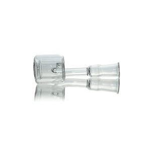 Quartz Banger Thermal Core Reactor | 10mm Female With Saucer Cap | Prone View | Dabbing Warehouse