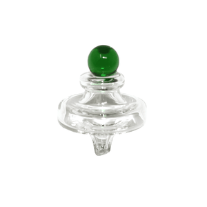 Quartz Banger Thermal Core Reactor 14mm Male With Saucer Cap | Saucer Cap View | Dabbing Warehouse