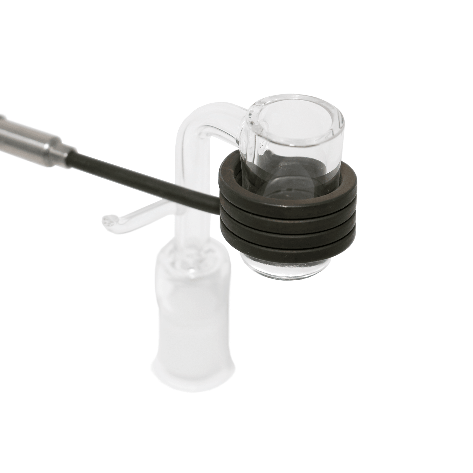 Quartz Enail E-Banger 14mm Female for 20mm Coil (Enail) | In Use View | Dabbing Warehouse
