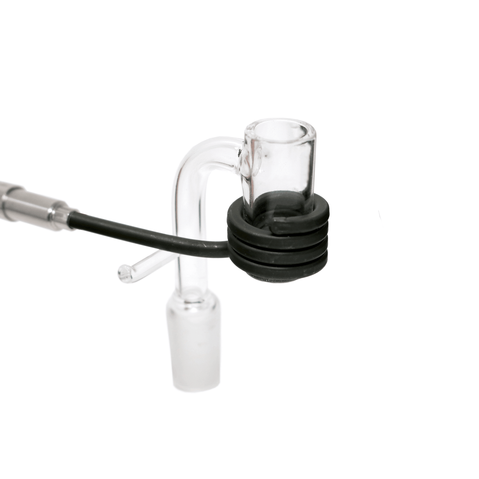 Quartz Enail E-Banger 14mm Male for 16mm Coil (Enail) | In Use View | Dabbing Warehouse